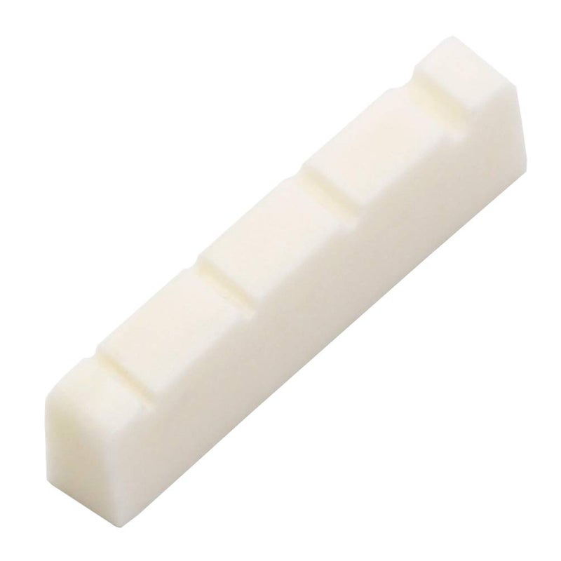 DISENS Bass Guitar Nut 4 String Slotted Bone Bridge Nuts Electric Guitar Replacement Neck Parts & Accessories - Image 1